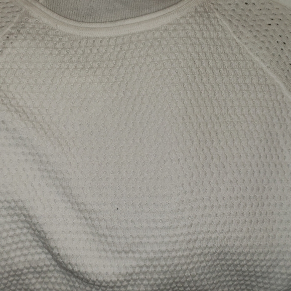Tribal White Pointelle Sweater Size Medium - Picture 7 of 8